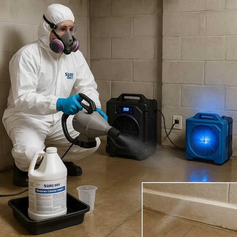 Sanitization and Odor Removal process in Center City, PA