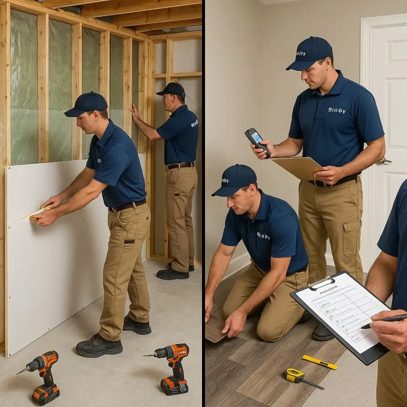 Repairs and Reconstruction process in Center City, PA